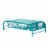 Mind Reader Metal Mesh Monitor Stand and Desk Organizer with Drawer - Turquoise Perspective: front