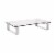 Mind Reader Glass Monitor and Computer Desktop Stand Riser Perspective: front