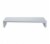 Mind Reader Wooden Monitor Stand Riser with Storage - White Perspective: front