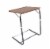 Mind Reader Adjustable Height Folding Laptop TV Tray - Brown Perspective: front