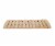 Mind Reader Bamboo Shower Bath Mat Perspective: front