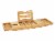 Mind Reader Luxury Extendable Bamboo Bath Caddy - Brown Perspective: front