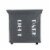 Mind Reader Double Rolling Laundry Hamper Sorter With Lid - Grey Metallic Perspective: front