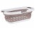 Mind Reader Plastic Collapsible Laundry Basket - Brown Perspective: front