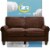Serta Copenhagen 61 Loveseat Brown Perspective: front