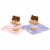 Fisher-Price Little People Snuggle Twins, Figure Set for Toddlers, Brunette Perspective: front