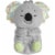 Fisher-Price Soothe 'n Snuggle Koala, Musical Plush Baby Toy with Realistic Breathing Motion Perspective: front