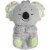 Fisher-Price Soothe 'n Snuggle Koala, Musical Plush Baby Toy with Realistic Breathing Motion Perspective: front