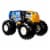 Mattel Hot Wheels Monster Trucks Garbage Truck Vehicle Perspective: front