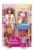 Barbie Pediatrician Playset, Brunette Doll, Exam Table, X-ray & Accessories Perspective: front