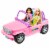 Mattel Barbie® Doll and Friend with Vehicle Playset Perspective: front