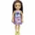 Barbie Chelsea Doll (6-inch Brunette) Wearing Tie-Dye Shorts, Molded Top & Yellow Shoes Perspective: front
