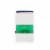 Dip® Premium Nylon Tights Pack - Navy/White/Pink Perspective: front