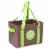 Earthwise Simple Truth Reusable Box Tote - Brown/Green Perspective: front