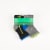 Dip® Premium Active Quarter Crew Socks Perspective: front