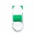 Dip® Stripe Liner Sock Pack - White/Blue/Gray Perspective: front