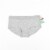 Dip Cotton Stretch Lace Waistband Boyshort Underwear - Grey Perspective: front