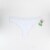 Dip Cotton Stretch Thong Lace Waist - White Perspective: front