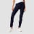 Hue Studio Split Hem Denim Legging Perspective: front
