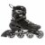 Rollerblade Zetrablade Mens Adult Fitness Inline Skate, Size 10, Black, Silver Perspective: front