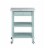 Colorado Kitchen Cart with Stainless Steel Top Perspective: front