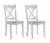 Jamestown Dining Chair, Set of 2 [White Wash] Perspective: front
