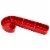 Holiday Home Four-Section Candy Cane-Shaped Melamine Tray Perspective: front