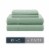 Modavari 500 Thread Count Egyptian Cotton King Sheet Set - Green Perspective: front