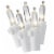 Holiday Home® White Wire LED Mini Twinkle Christmas Lights - Warm White Perspective: front