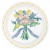 Holiday Home® Easter Round Bouquet Paper Plates Perspective: front