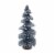Holiday Home Spiral Flocked Bottle Brush Tree - Blue Perspective: front