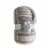 HD Oversized Christmas Throw - Gray Plaid Perspective: front