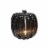 Holiday Home LED Ceramic Pumpkin Lantern - Black Perspective: front