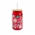 Holiday Home Christmas Soda Can Glass Sipper Perspective: front