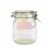 Holiday Home Halloween Clamp Jar- Clear Iridescent Perspective: front