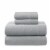 HD Designs Flannel Sheet Set - Solid Gray Perspective: front