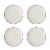 SDS for HD Designs 4 Piece 7 Inch Appetizer Plate Set Perspective: front