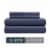 HD Designs 300 Thread Count Sheet Set Queen - 4 Pack Dark Blue Perspective: front