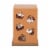 Holiday Home Wooden Cutout Lantern - Pumpkin Orange Perspective: front