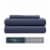 HD Designs 300 Thread Count Sheet Set Twin - 3 Pack Dark Blue Perspective: front