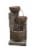 HD Outdoors 3-Tier Bowl Fountain made of cement and plastic. Perspective: front