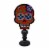 Holiday Home 12" Orange Skeleton on Stand Halloween Décor Perspective: front