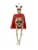 Holiday Home 16" Hanging Devil Skeleton Halloween Decor Perspective: front