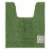 HD Designs Signature Contour Bath Mat - Dark Green Perspective: front