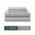 Modavari 500 Thread Count Egyptian Cotton Queen Sheet Set - Gray Perspective: front