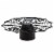 Holiday Home® Halloween Spider Web Metal Cake Stand Perspective: front