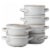Dash of That Essentials Ivory Soup Bowls - Set of 6 Perspective: front