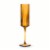 SDS for HD Designs Ribbed Champagne Flute - Amber Perspective: front