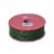 Holiday Home® 1.5" Wire Edge Faux Burlap Ribbon - Green Perspective: front