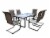 HD Designs Outdoors® Eden Sling Dining Set Perspective: front